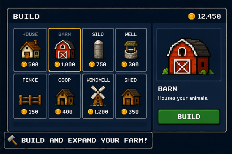 Build Menu